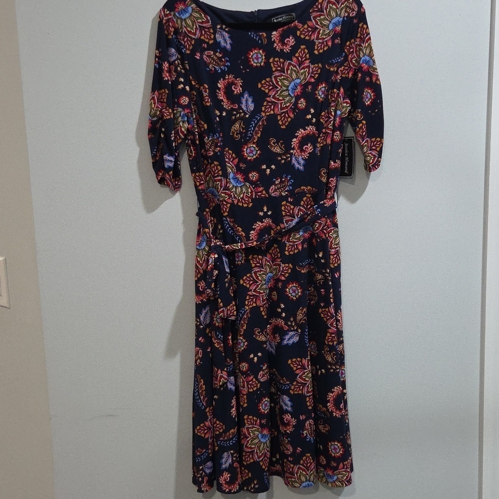 Jessica Howard Floral Dress - Multicolor Sz 14 New With Tag